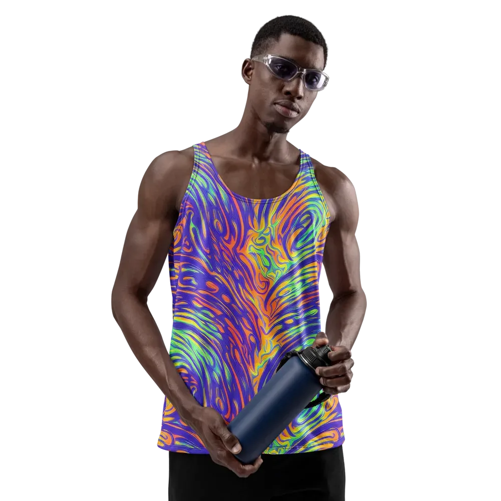 Kinetic Prism on Men's Tank Top — Front