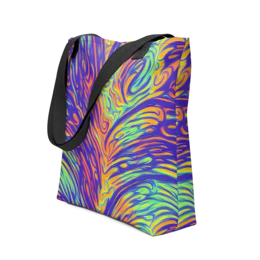 Kinetic Prism on a Tote Bag