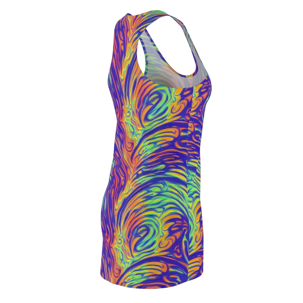 Kinetic Prism on Racerback Dress — Back Side