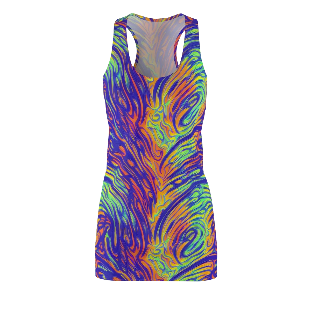Kinetic Prism on Racerback Dress — Front