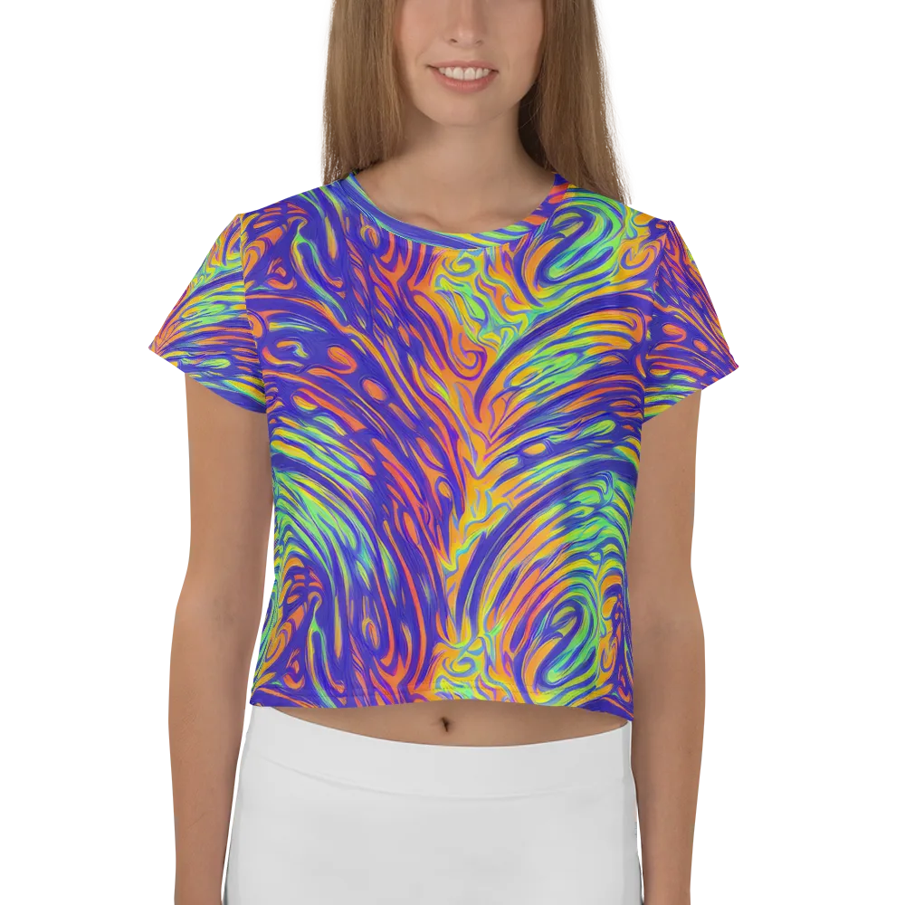 Kinetic Prism on Crop Tee — Front