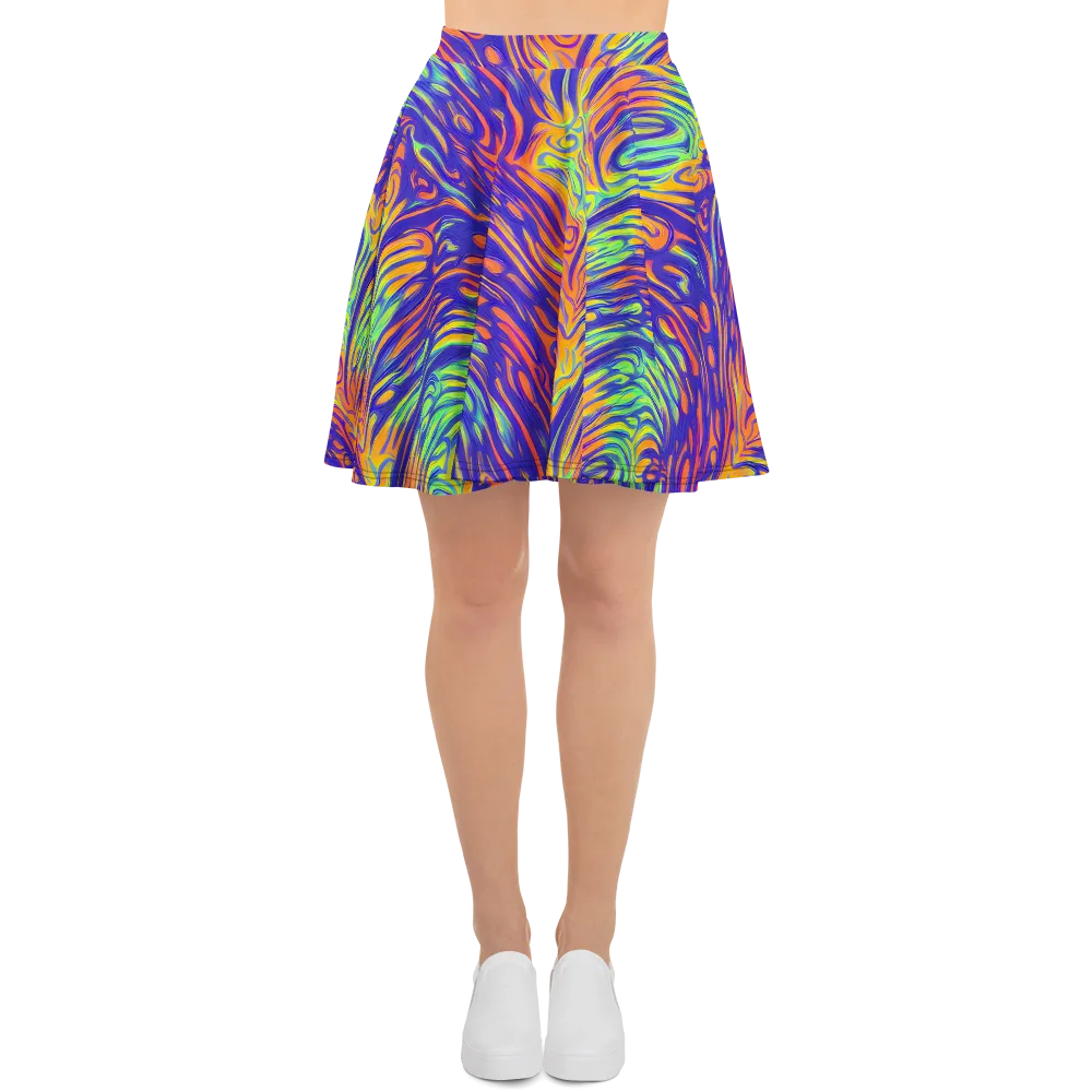 Kinetic Prism on Skater Skirt — Front