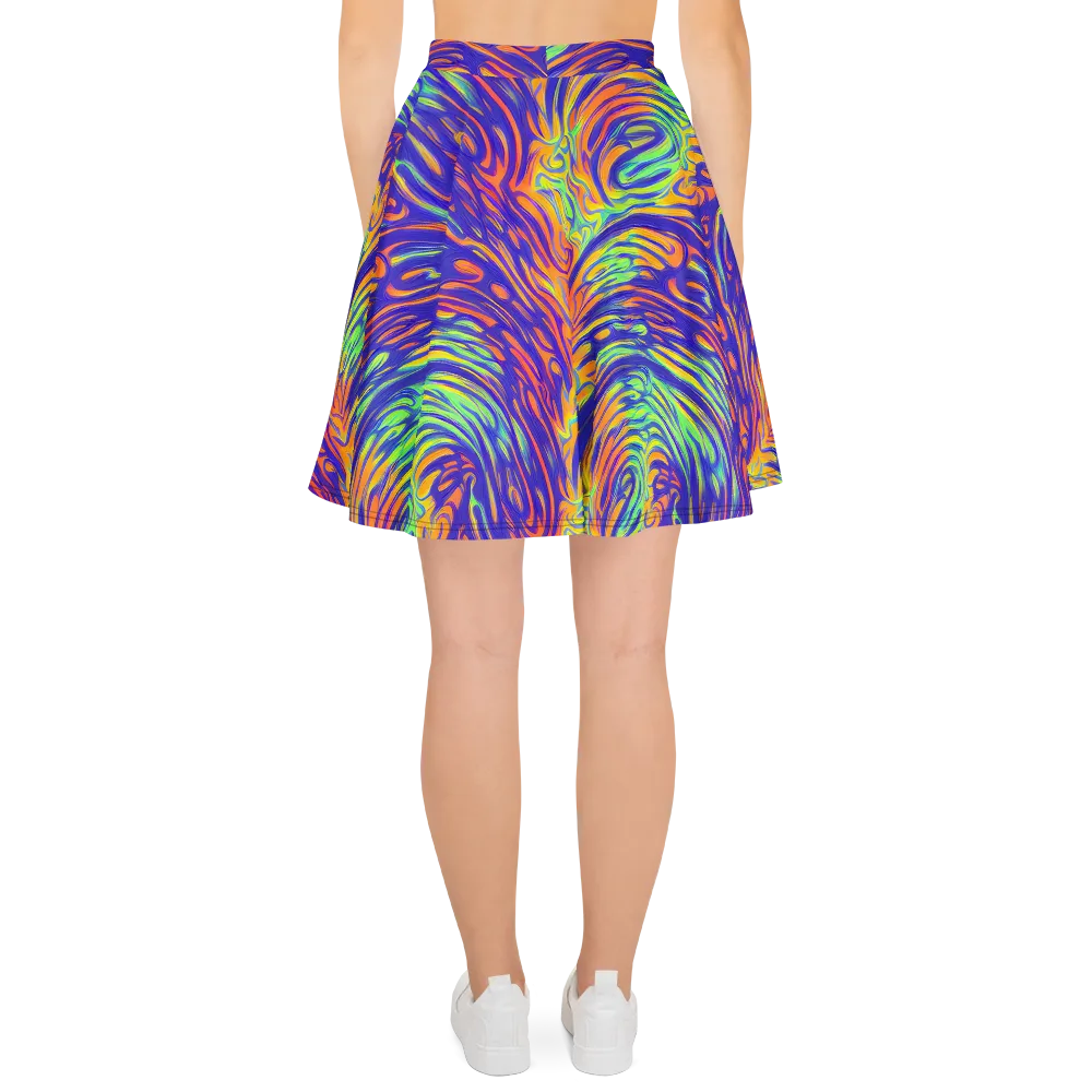 Kinetic Prism on Skater Skirt — Back