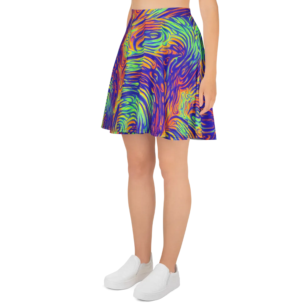 Kinetic Prism on Skater Skirt — Left
