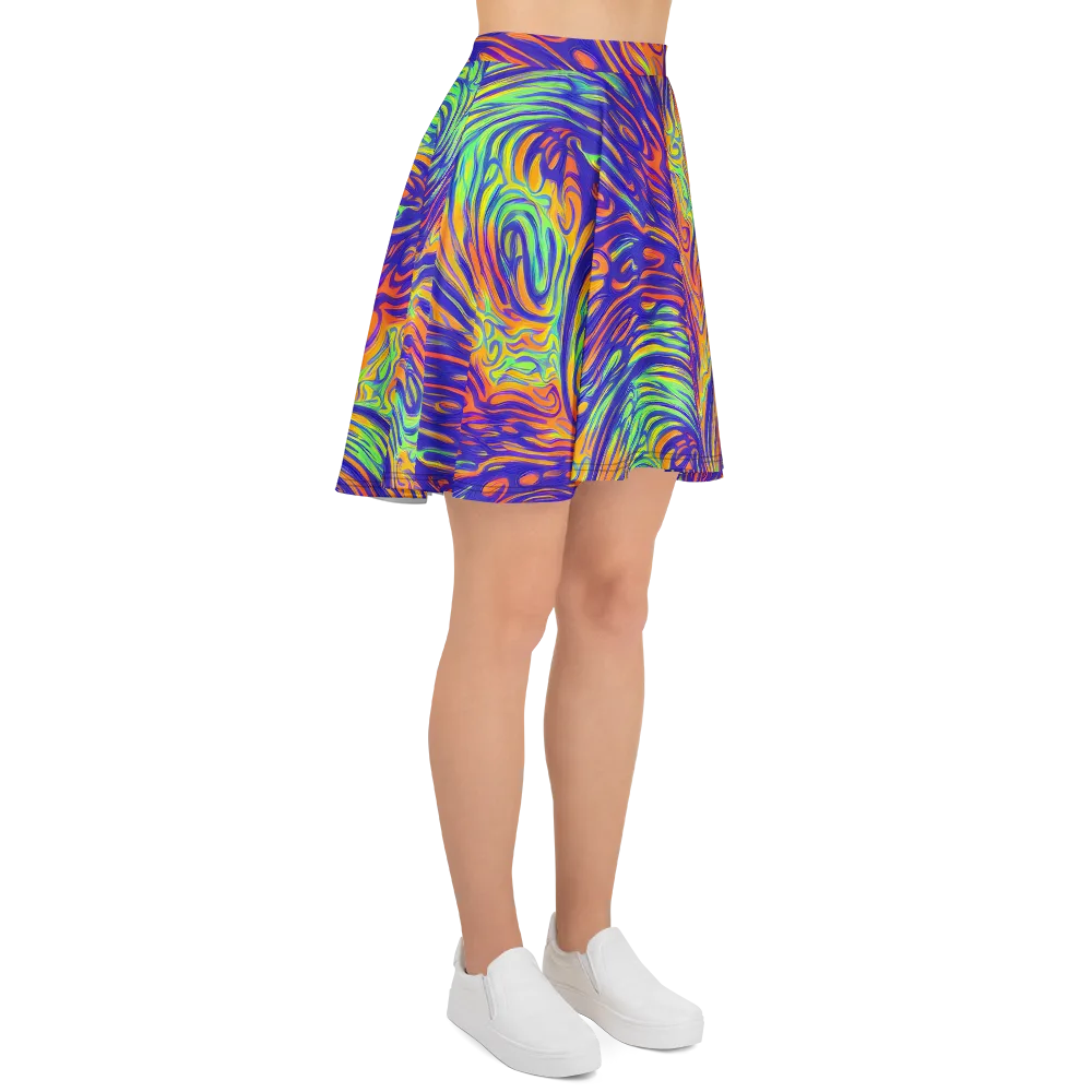 Kinetic Prism on Skater Skirt — Right