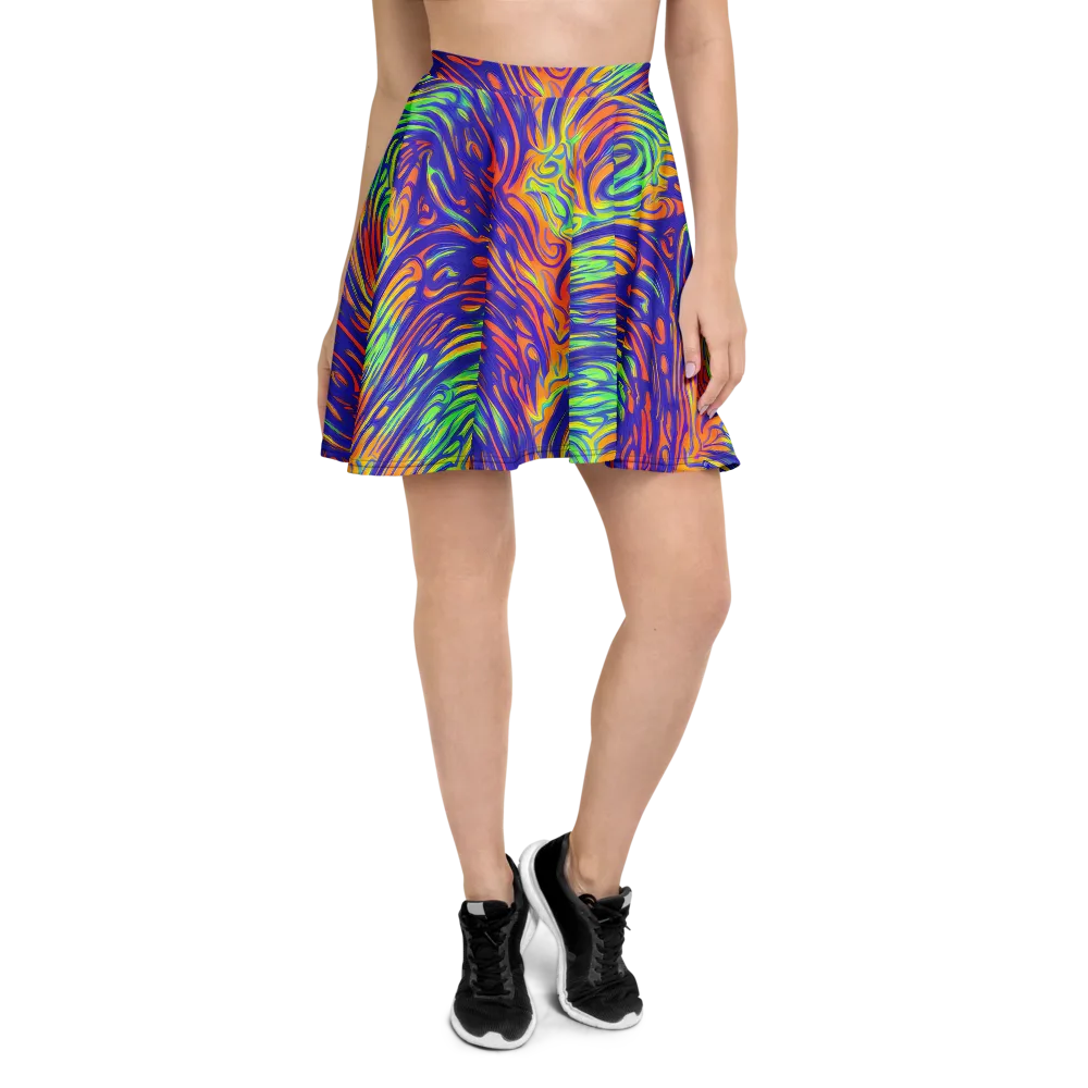 Kinetic Prism on Skater Skirt — Front