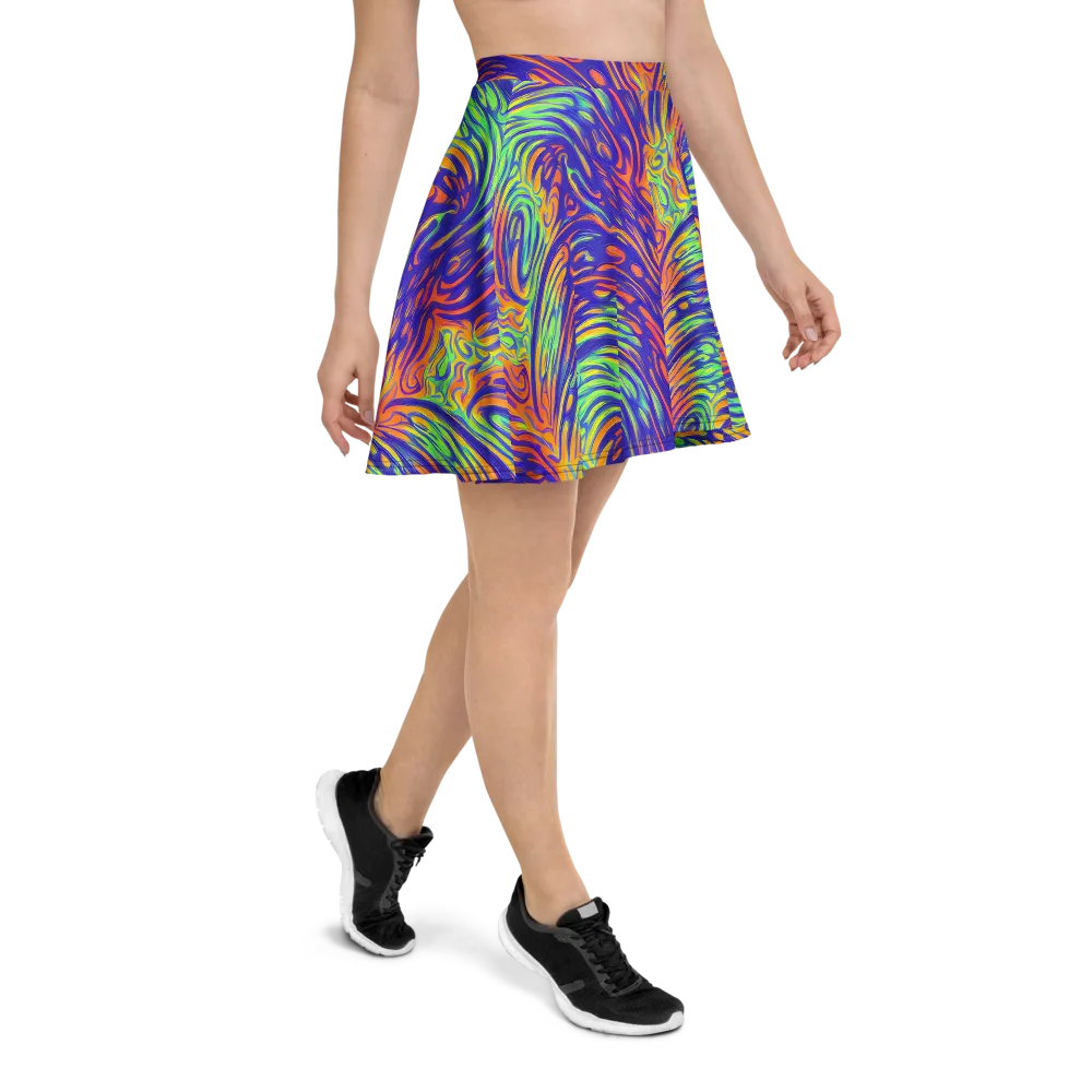 Kinetic Prism on Skater Skirt — Right