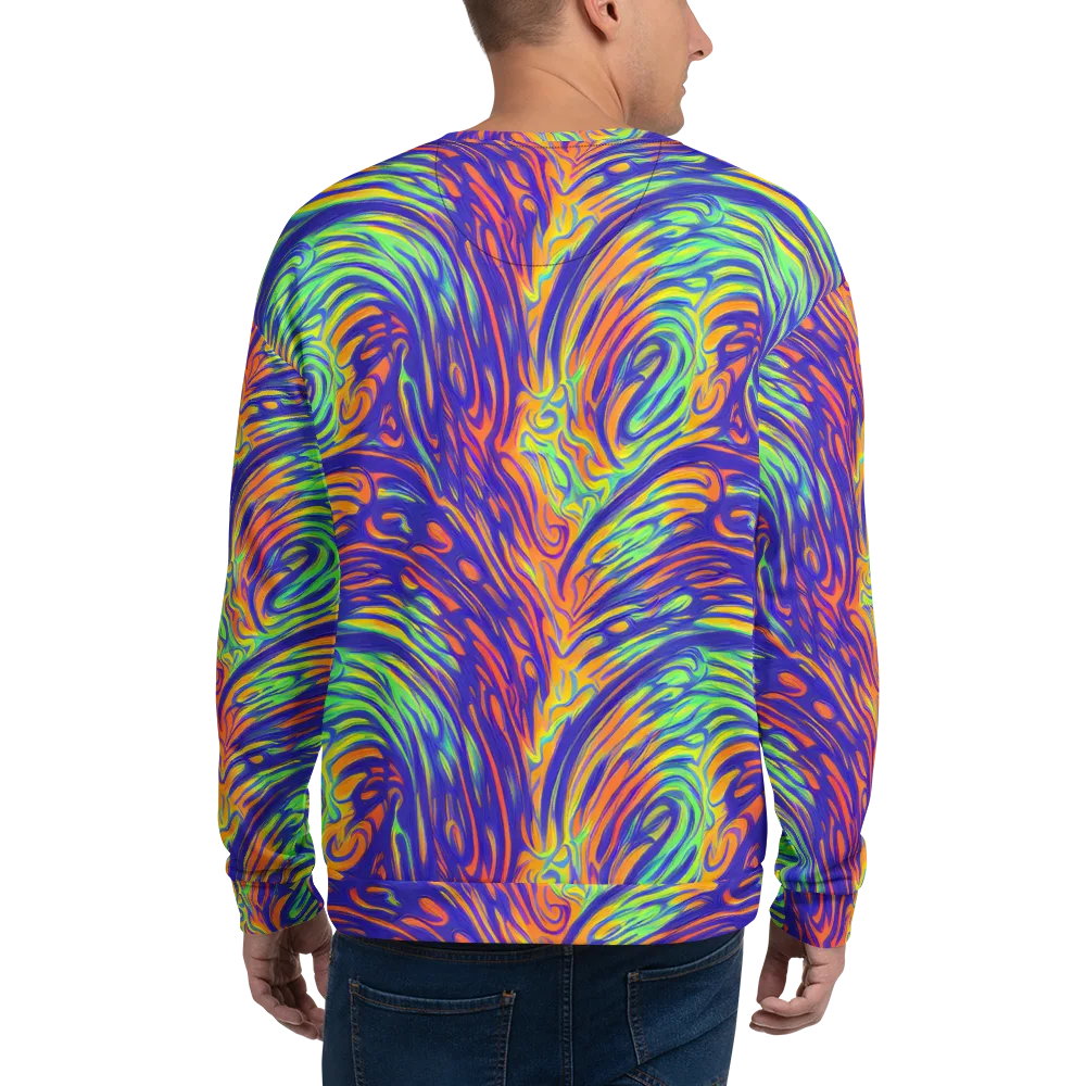 Kinetic Prism on Sweatshirt — Back
