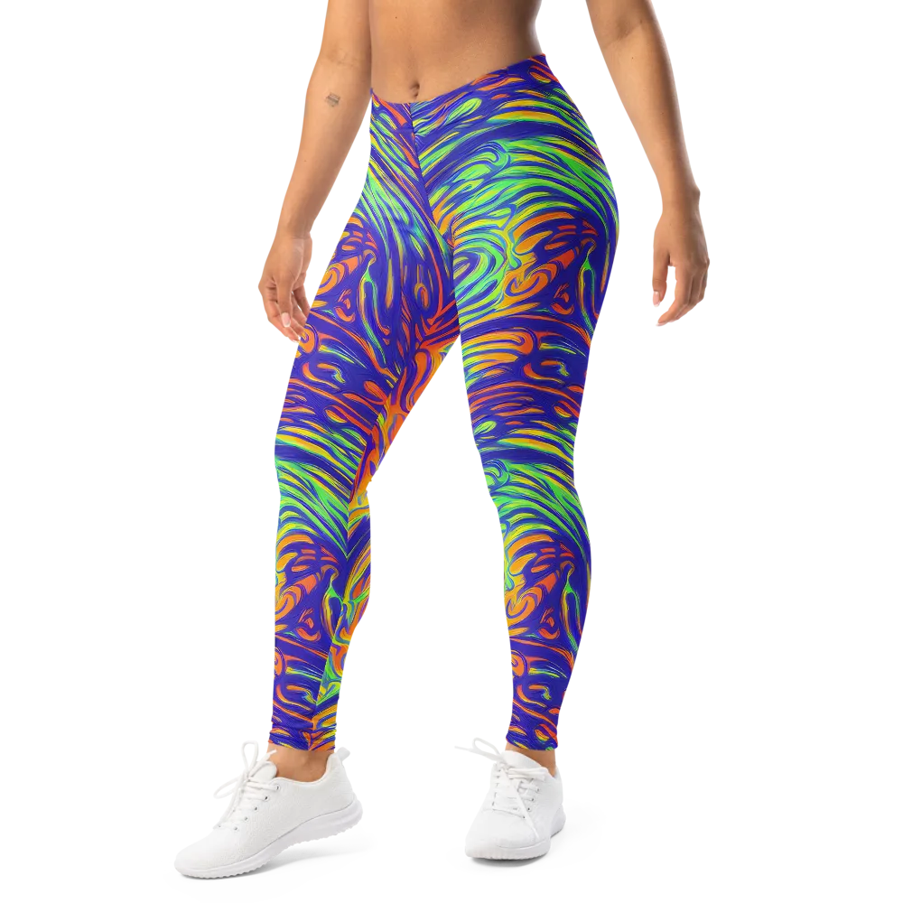 Kinetic Prism on Leggings — Left Front