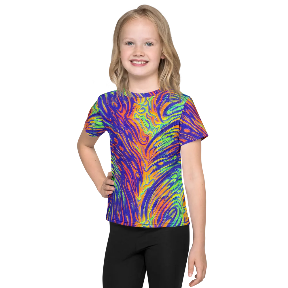 Kinetic Prism on Kids Crew Neck T-Shirt — Front
