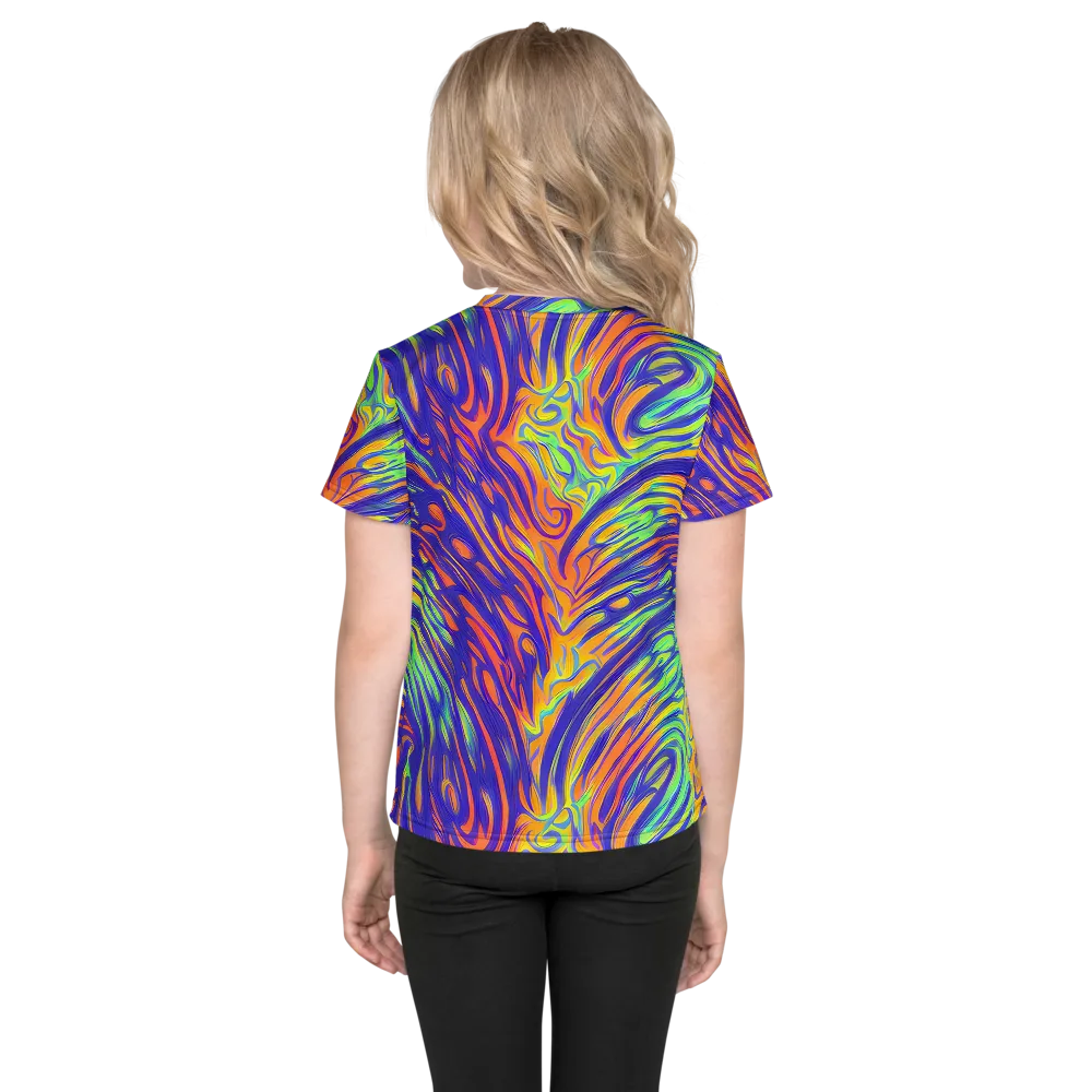 Kinetic Prism on Kids Crew Neck T-Shirt — Back