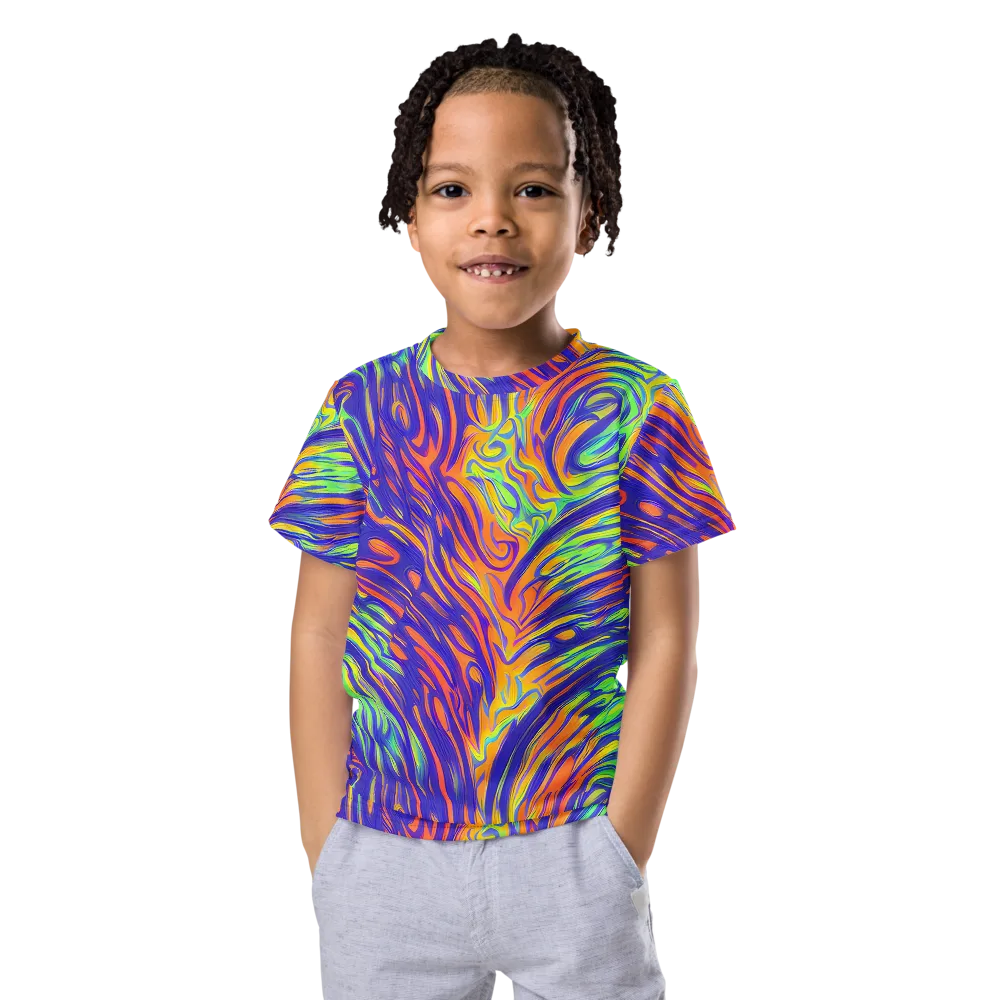 Kinetic Prism on Kids Crew Neck T-Shirt — Front