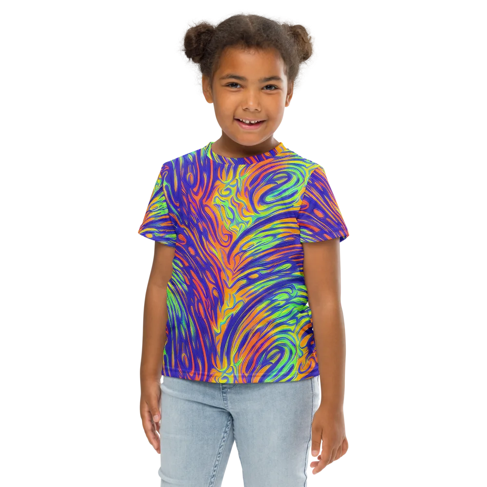 Kinetic Prism on Kids Crew Neck T-Shirt — Front
