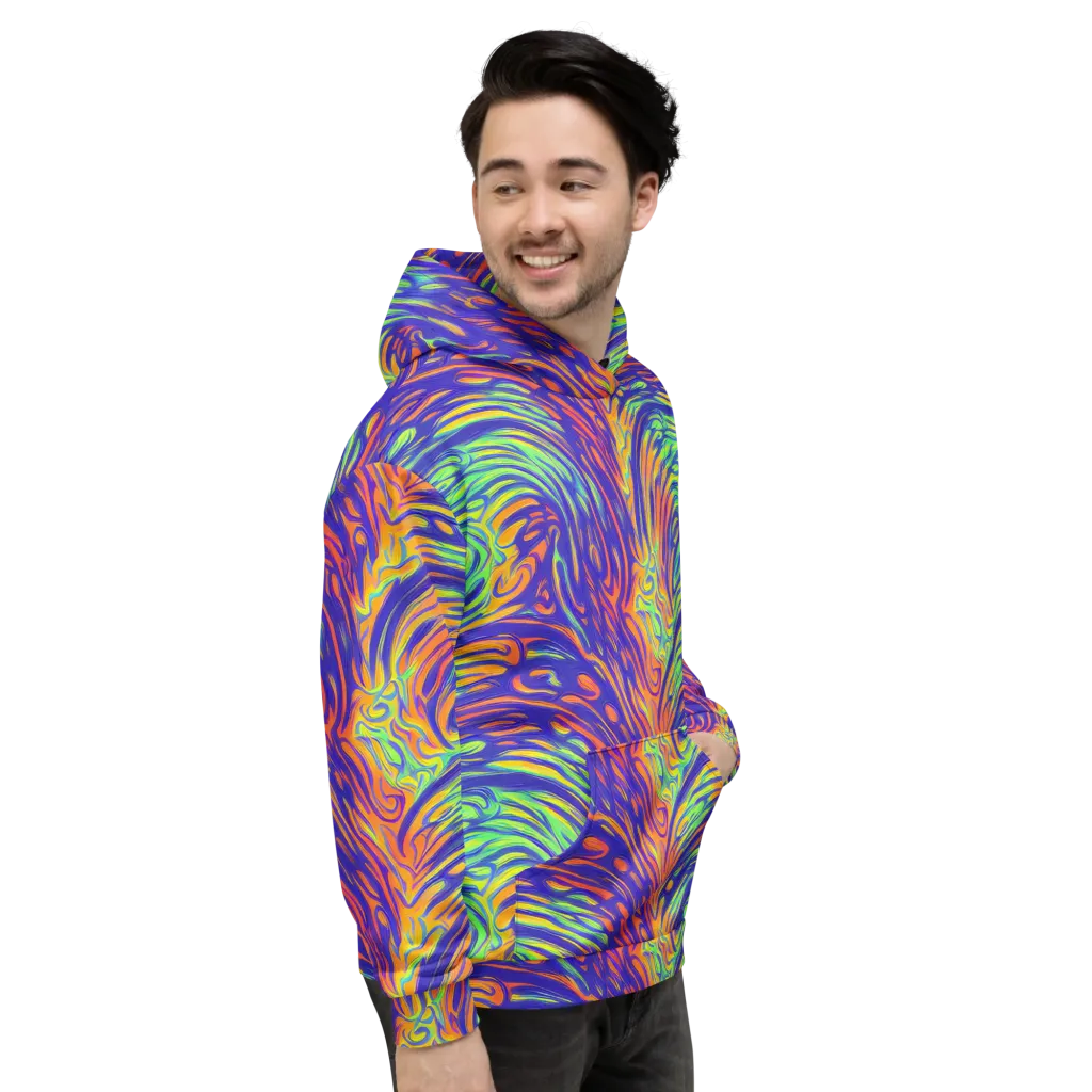 Kinetic Prism on Hoodie — Right
