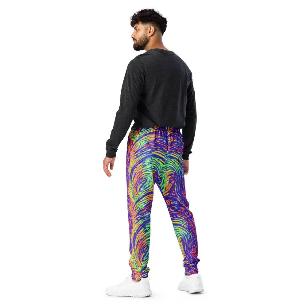 Kinetic Prism on Men's Joggers — Back
