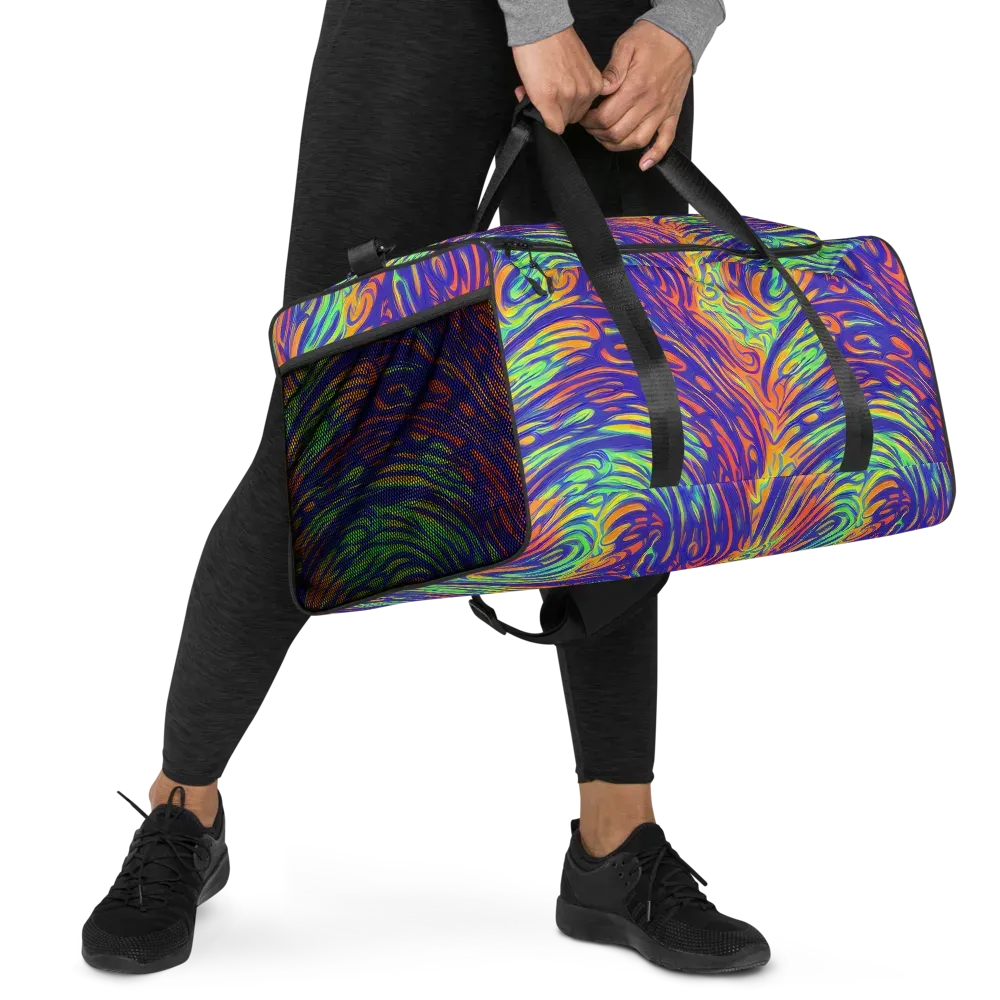 Kinetic Prism on Duffle Bag — Right Front
