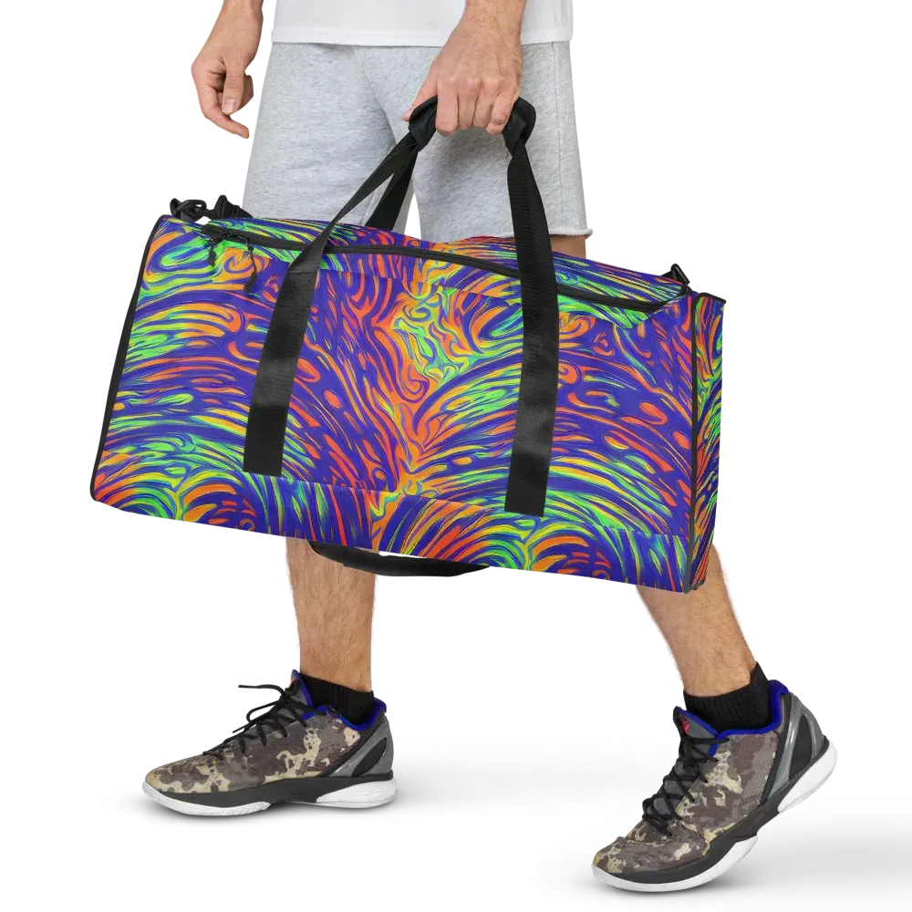 Kinetic Prism on Duffle Bag — Front