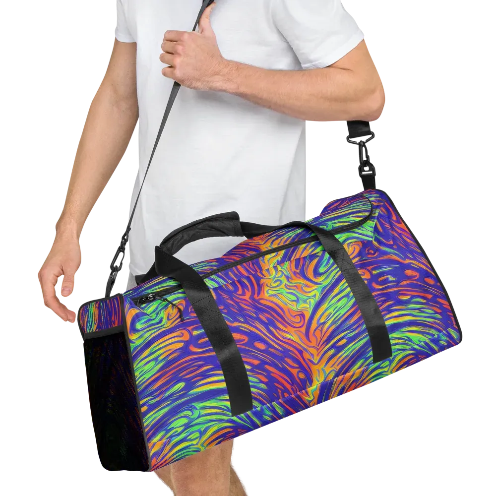 Kinetic Prism on Duffle Bag — Right Front