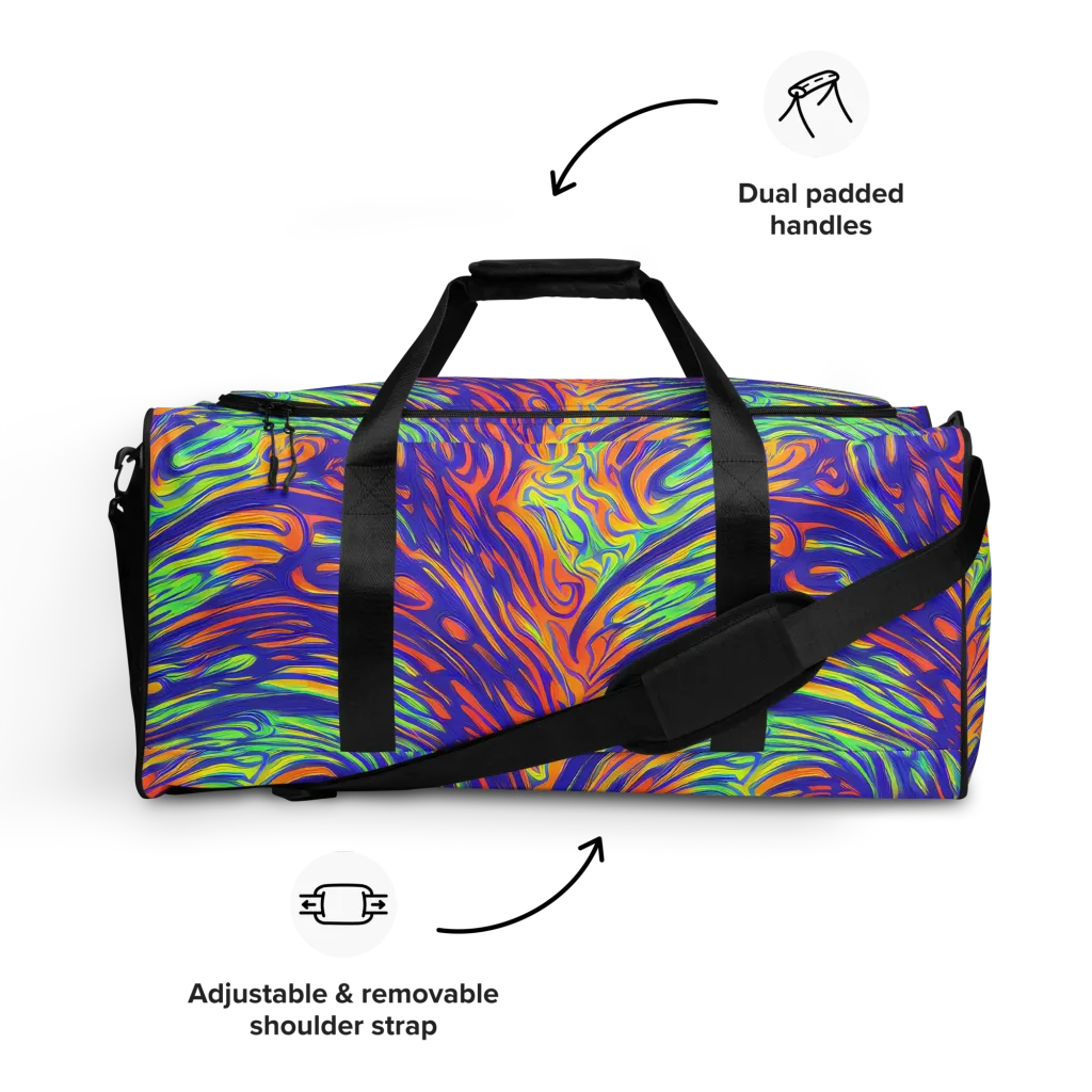 Kinetic Prism on Duffle Bag — Front