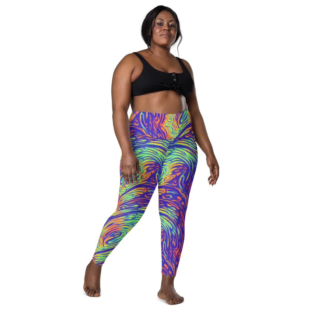 Kinetic Prism on Leggings with Pockets — Front
