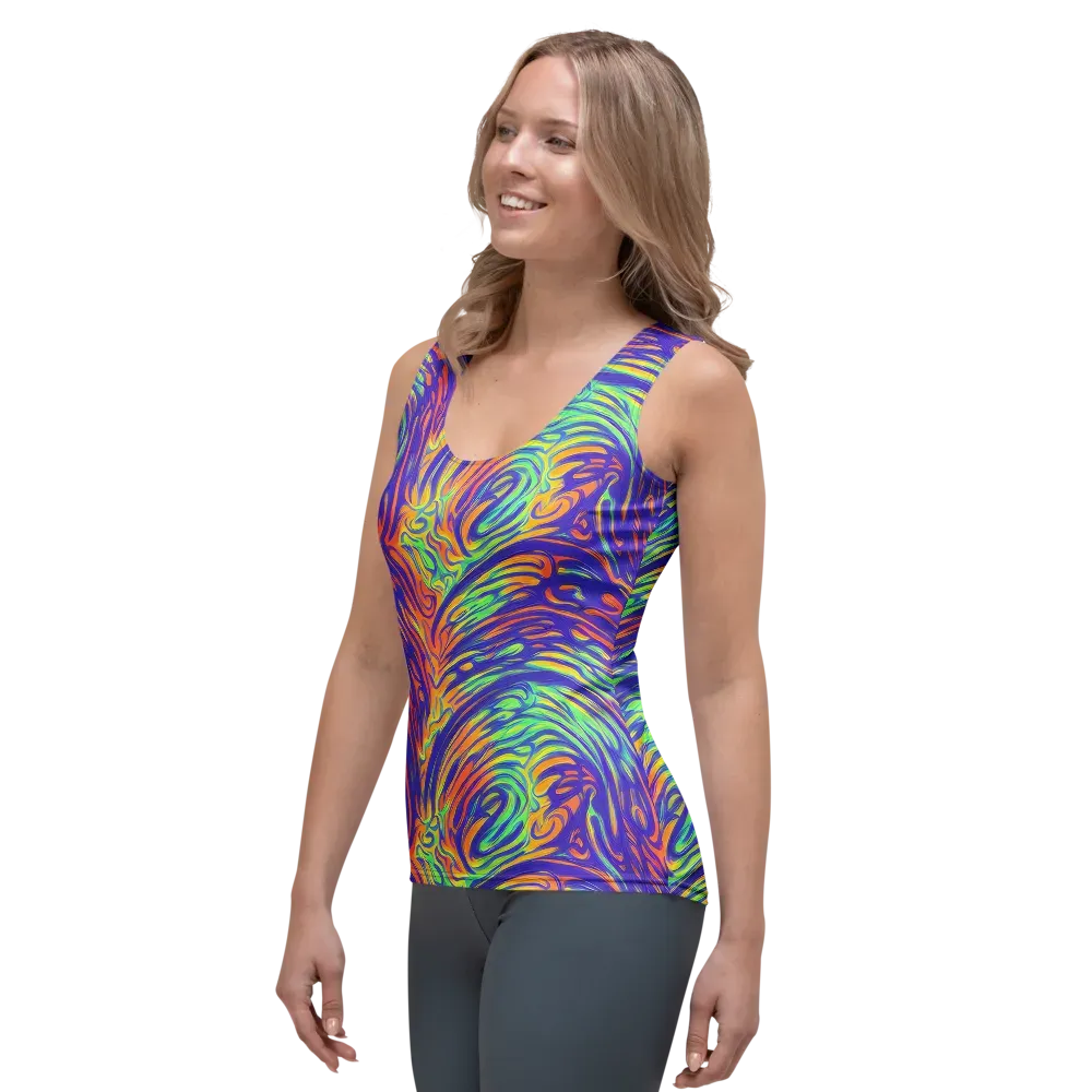 Kinetic Prism on Women's Tank Top — Left Front