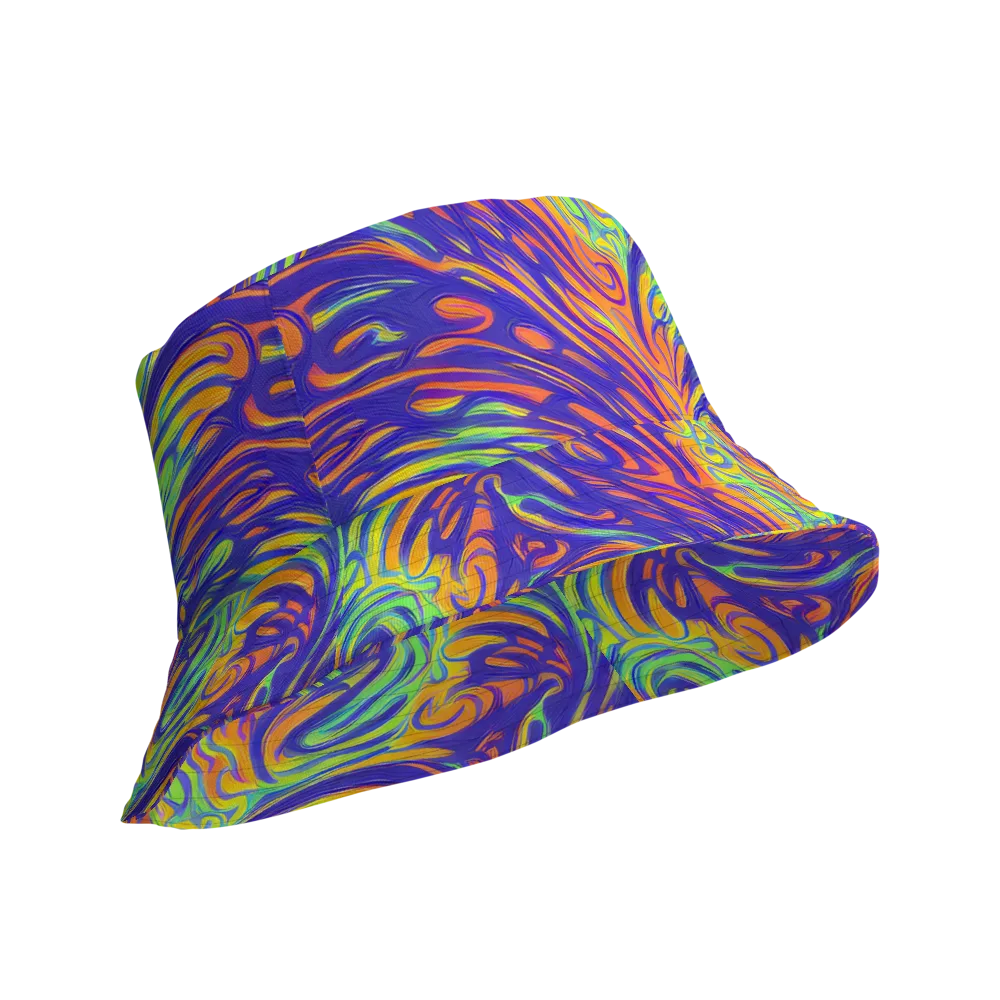 Kinetic Prism on Reversible Bucket Hat — Product details Outside