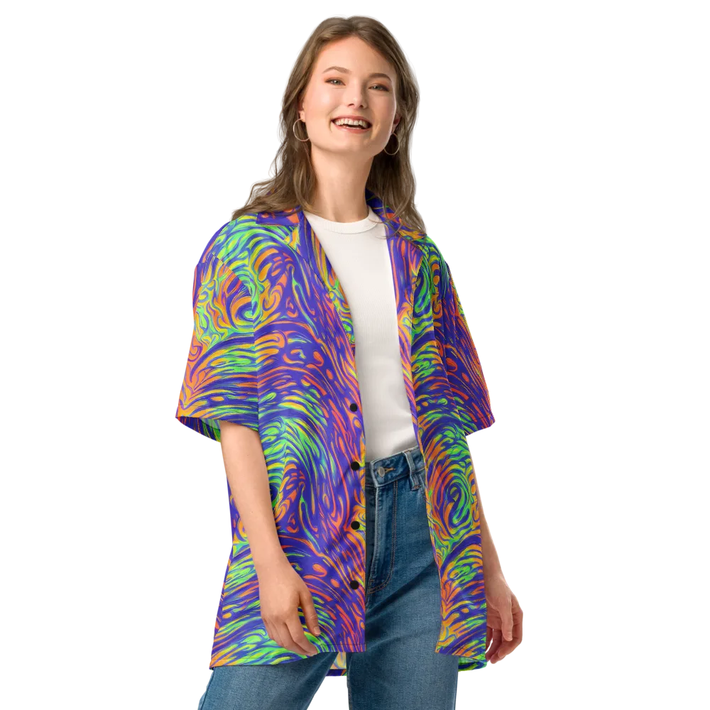 Kinetic Prism on Button Shirt — Front