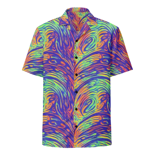 Kinetic Prism on a Button Shirt