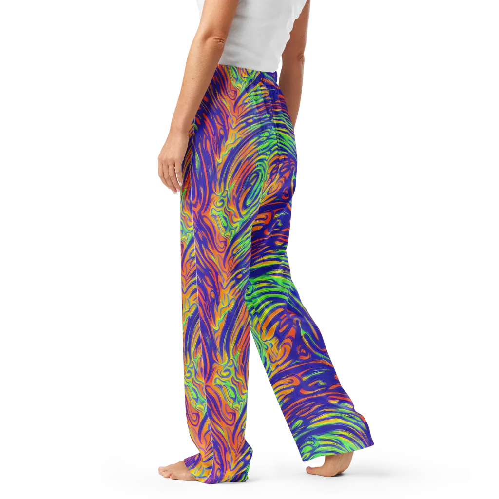 Kinetic Prism on Women's Pajama Pants — Left