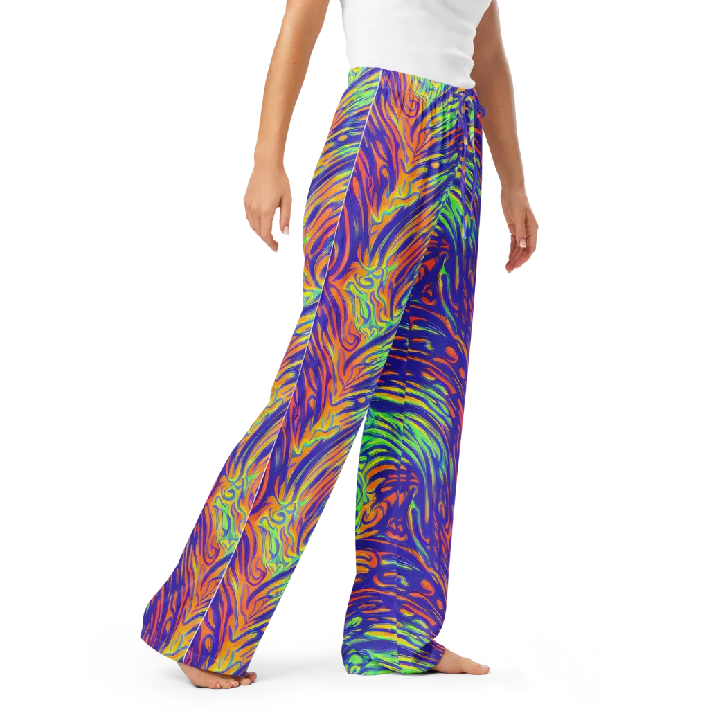 Kinetic Prism on Women's Pajama Pants — Right Front
