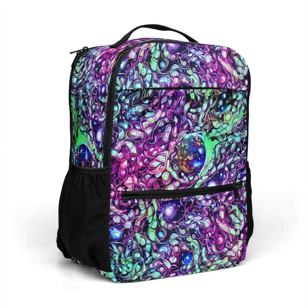Vivid Abyss on Utility Backpack — Right Front