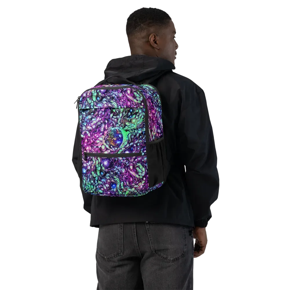 Vivid Abyss on Utility Backpack — Back