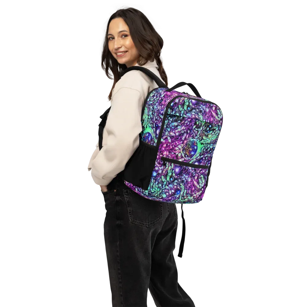 Vivid Abyss on Utility Backpack — Back