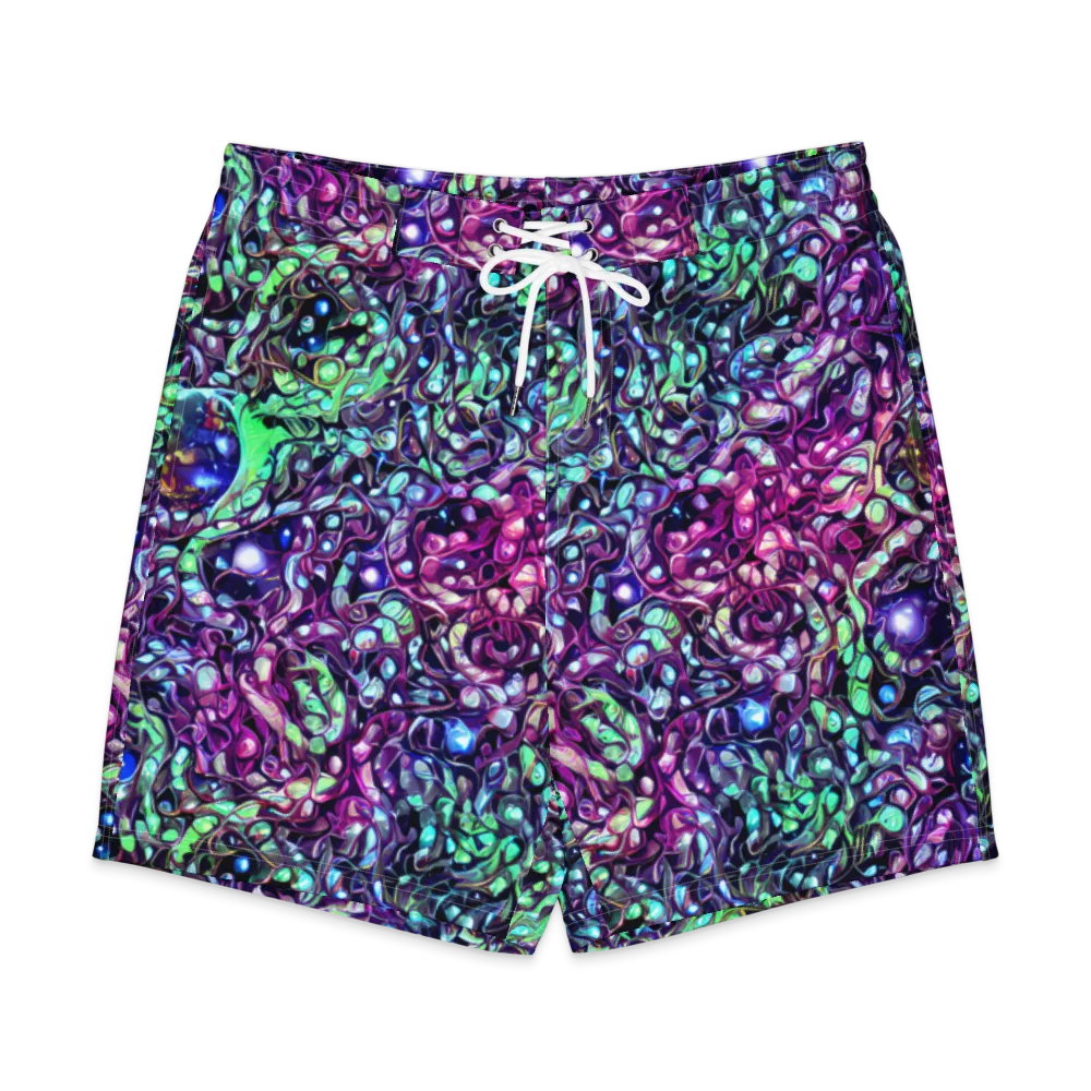 Vivid Abyss on Men's Board Shorts — Front