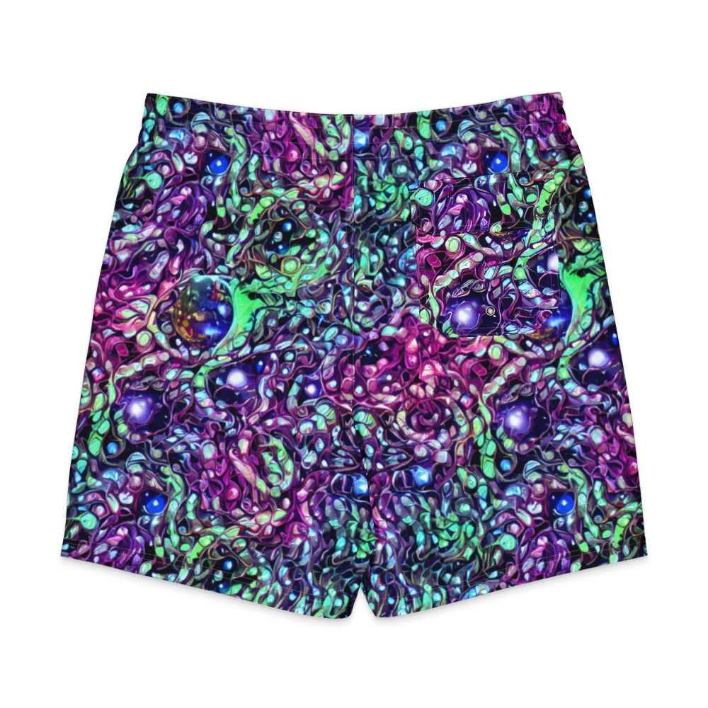 Vivid Abyss on Men's Board Shorts — Back