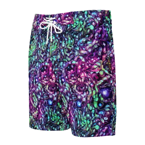Vivid Abyss on a Men's Board Shorts