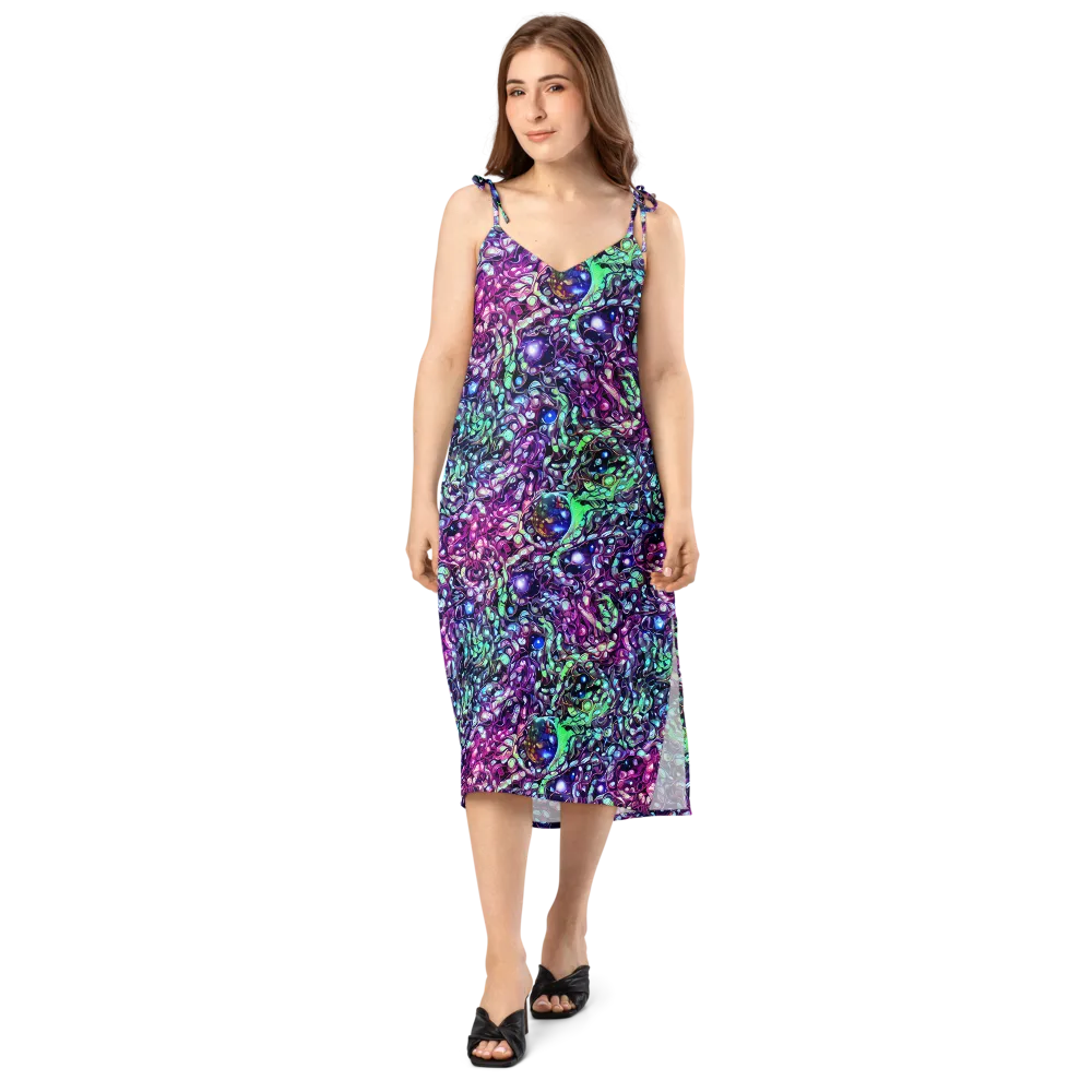 Vivid Abyss on Slip Dress — Front