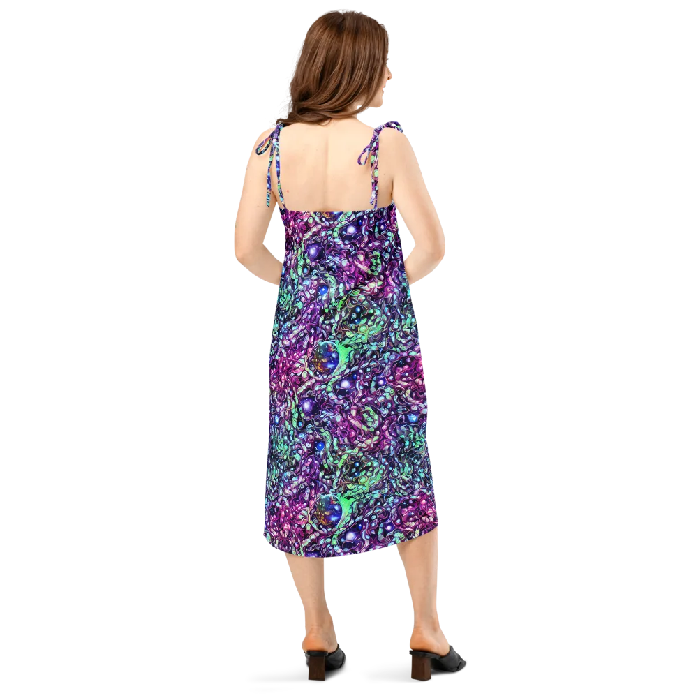 Vivid Abyss on Slip Dress — Back