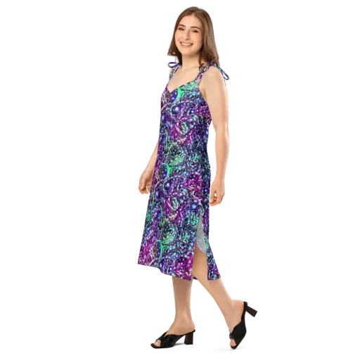 Vivid Abyss on a Slip Dress