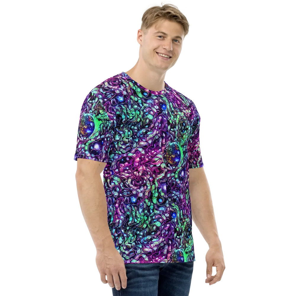 Vivid Abyss on Men's Crew Neck T-Shirt — Right