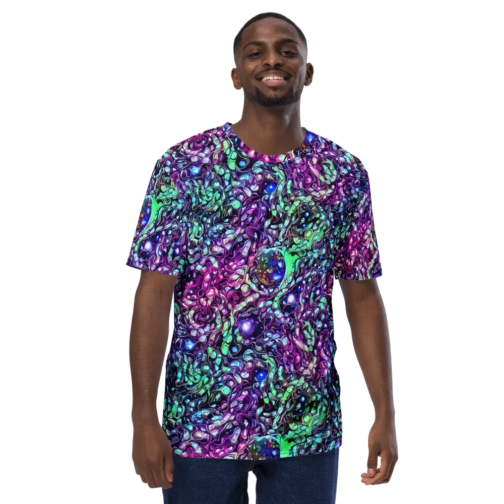 Vivid Abyss on Men's Crew Neck T-Shirt — Front