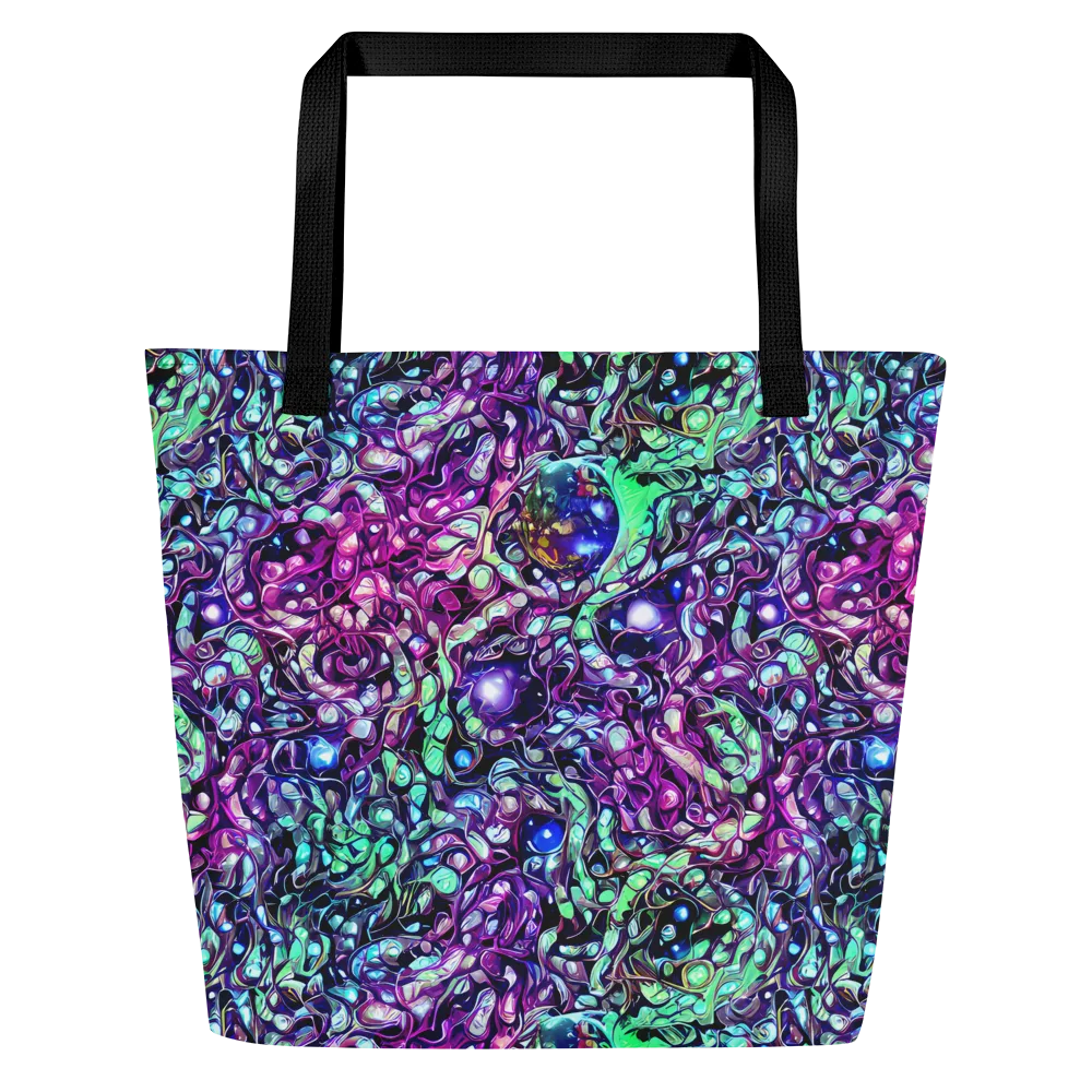 Vivid Abyss on Large Tote Bag W/ Pocket — Front