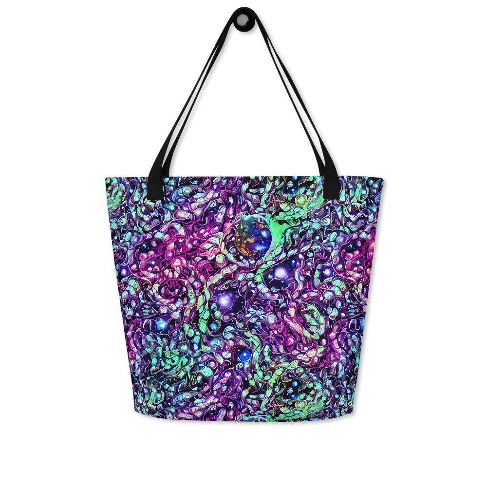 Vivid Abyss on Large Tote Bag W/ Pocket — Front