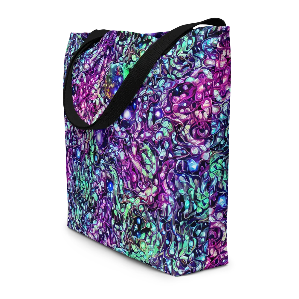Vivid Abyss on Large Tote Bag W/ Pocket — Front