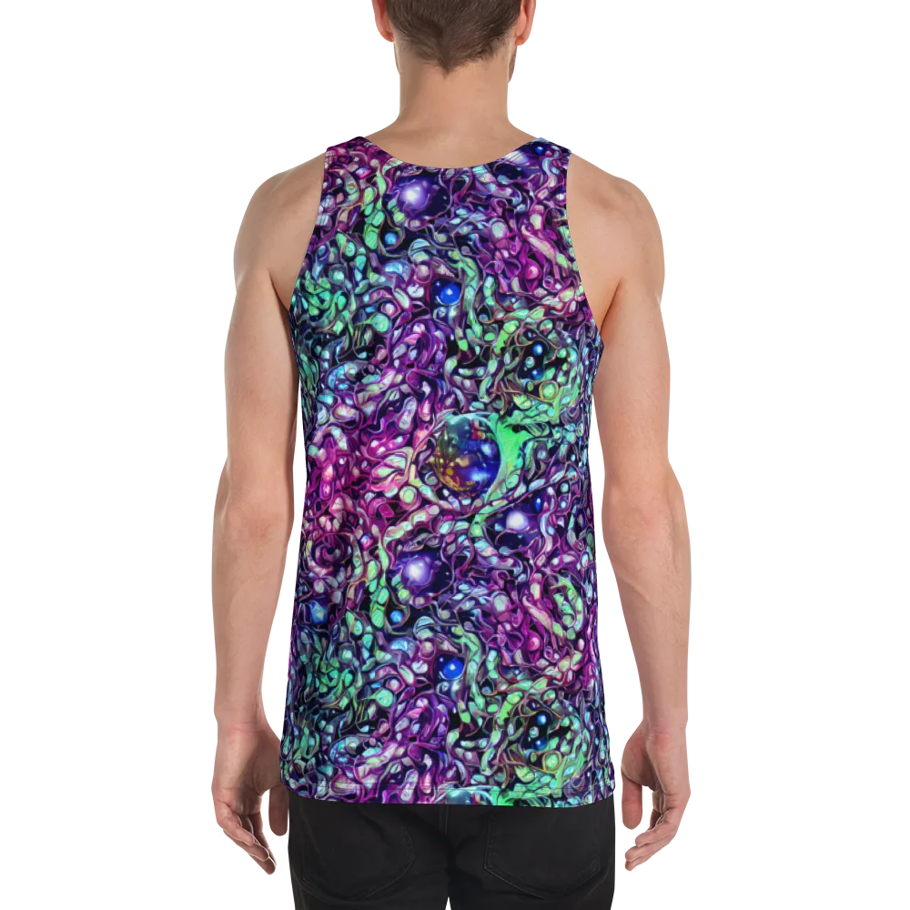 Vivid Abyss on Men's Tank Top — Back