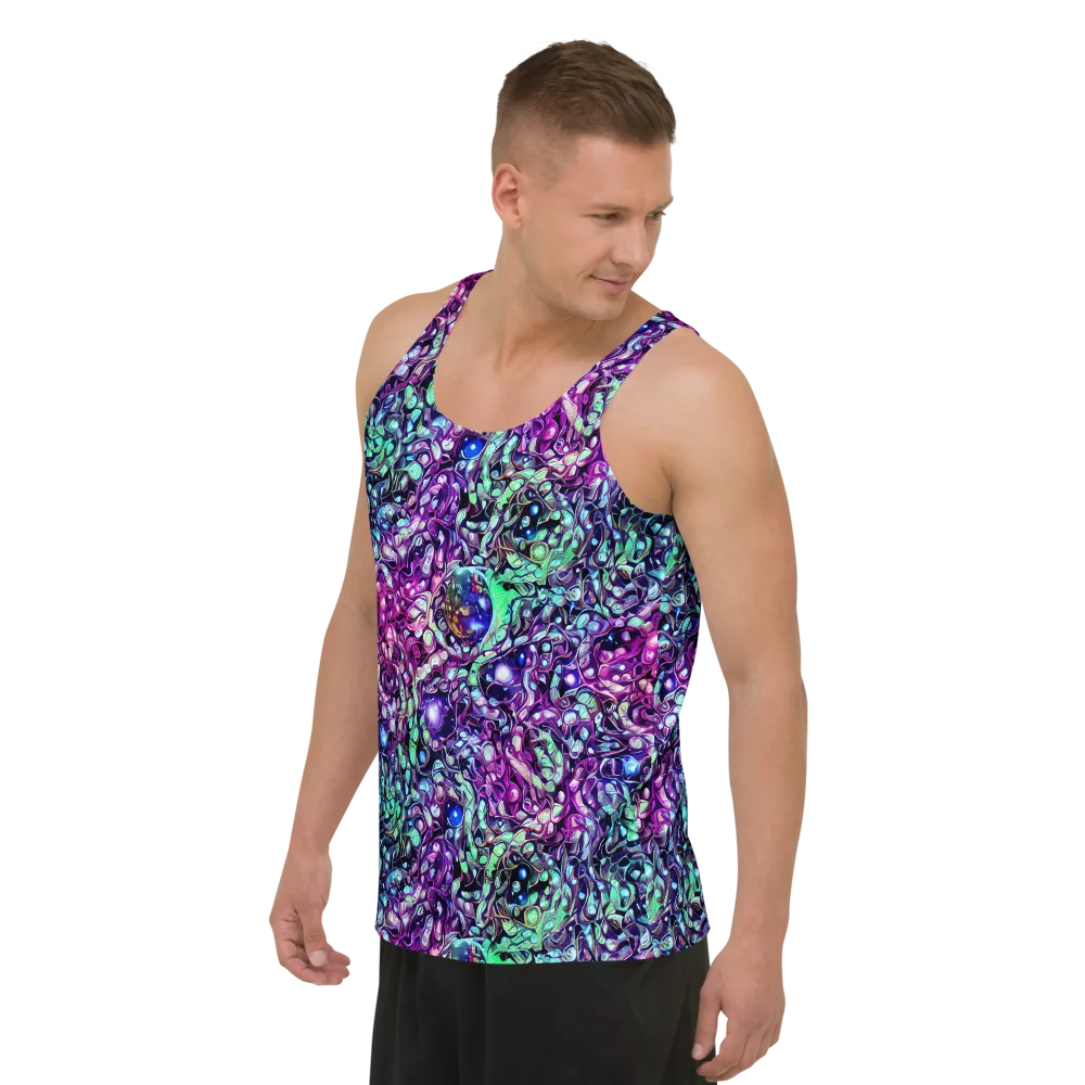 Vivid Abyss on Men's Tank Top — Left Front