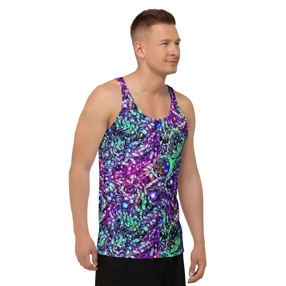 Vivid Abyss on Men's Tank Top — Right Front