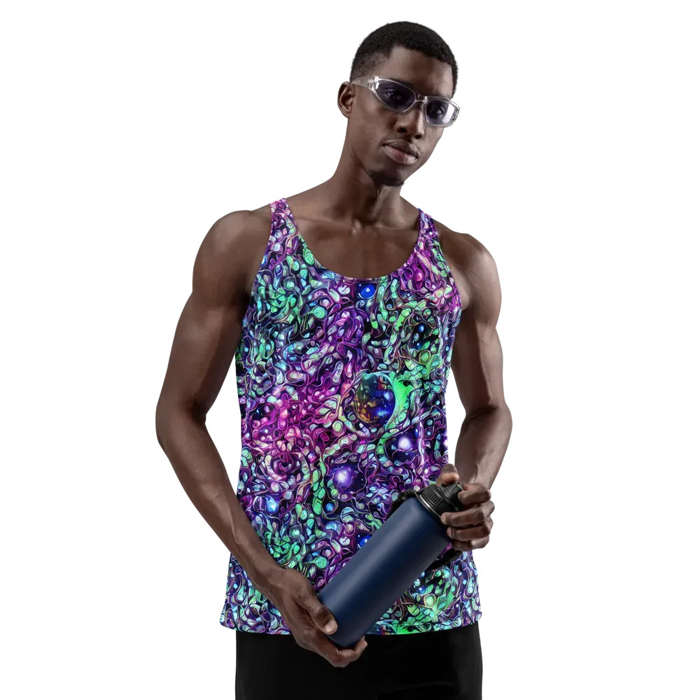 Vivid Abyss on Men's Tank Top — Front