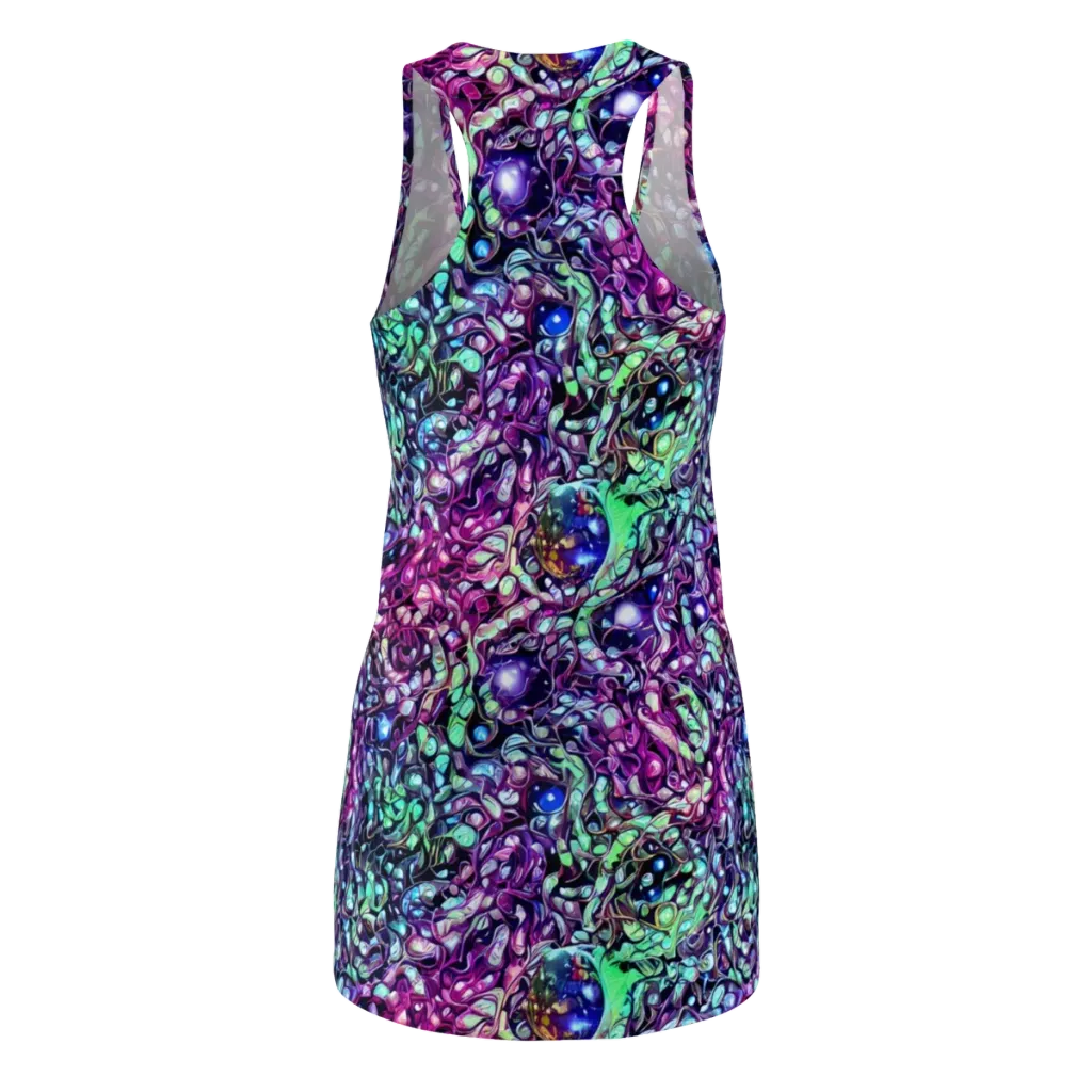Vivid Abyss on Racerback Dress — Back