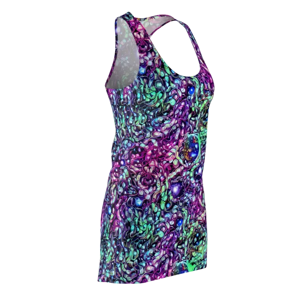 Vivid Abyss on Racerback Dress — Front Side